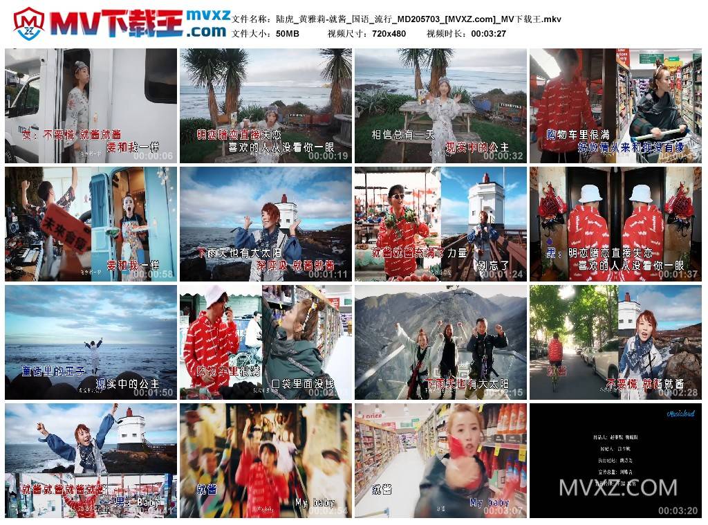 陆虎_黄雅莉-就酱_国语_流行_MD205703